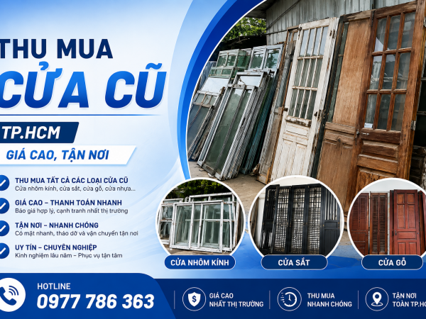 Thu mua cửa cũ giá cao